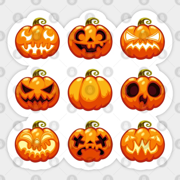 Pumpkins Sticker by Nykos